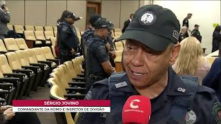 Comissão de Segurança Pública homenageia representantes da ROMO e do GARRA